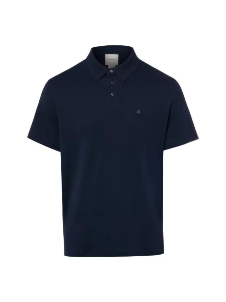 Calvin Klein polo granatowy gładki niebieska
