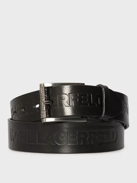 Шкіряний ремінь Karl Lagerfeld