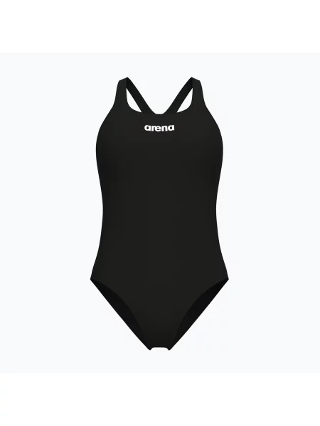 Costum de baie întreg pentru femei arena Team Swim Pro Solid black/white alb