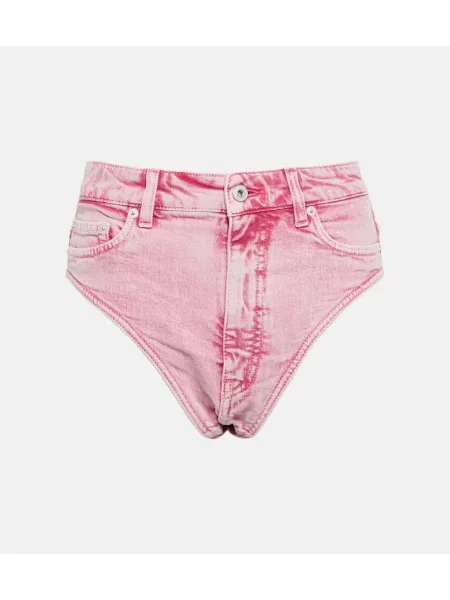 Pantaloni scurți din denim Y/project roz