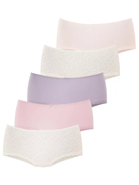 VIVANCE Spodnje hlače slonovina / sivka / rosé / puder