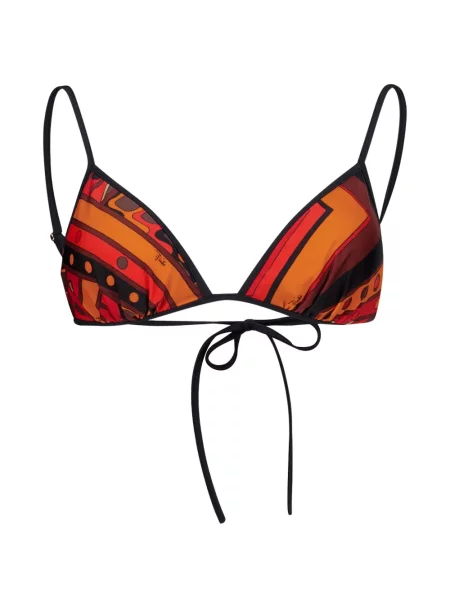 Top Pucci cu imagine portocaliu