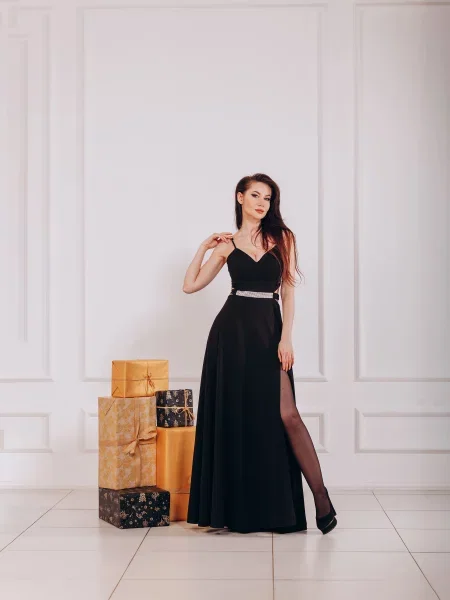 OnLady Сукня максі чорний