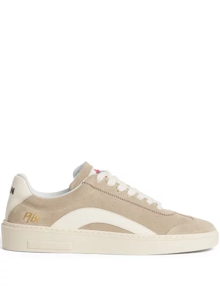 Sneakerși Dsquared2 din piele de căprioară