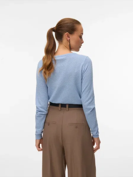 VERO MODA Pulover Care fumuriu albastru