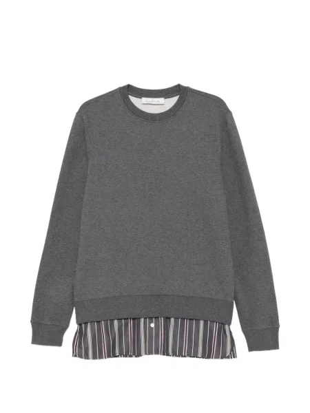 Pulover Lanvin din jerseu gri