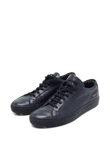 Sneakerși Common Projects din piele albastru