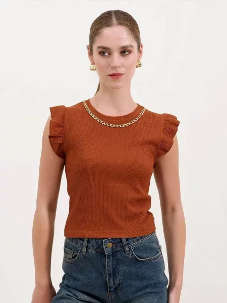 Bigdart Bluza hrđavo / zlatna smeđa