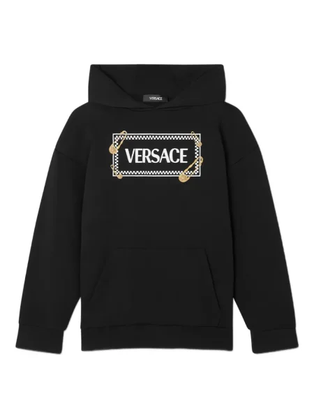 Bluza z kapturem dziecięca Versace czarna