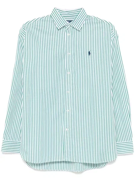 Polo Polo Ralph Lauren cu broderie din piele de căprioară cu model floral alb