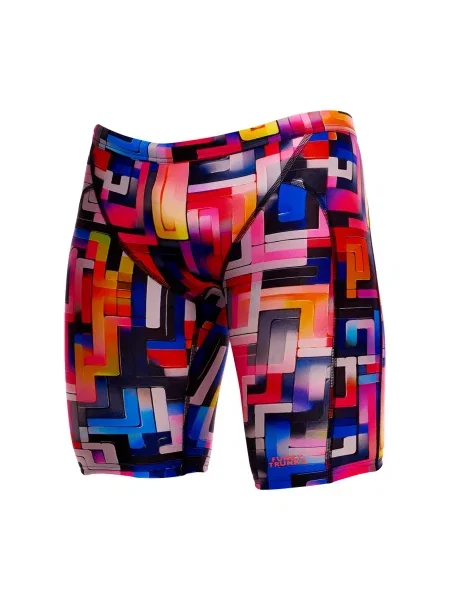 Spodenki FUNKY TRUNKS Putty Rules jammery chłopięce czarne