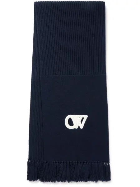 Fular Off-white de lână alb