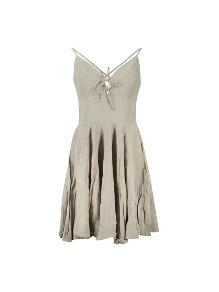 Krótka sukienka mini Guess garniturowa zielona