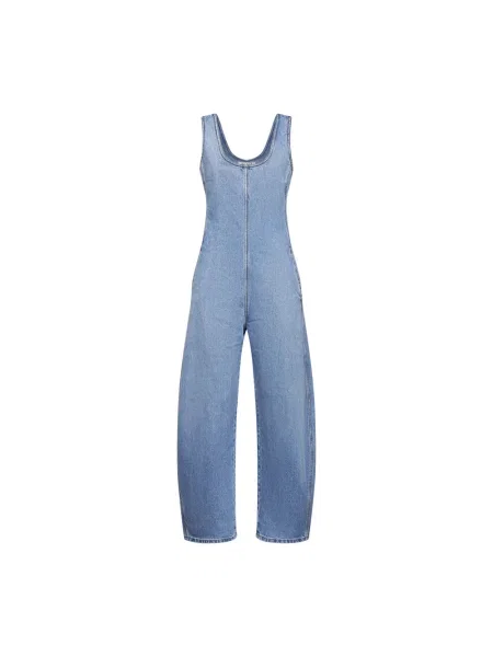 Kombinezon jeansowy Alaïa niebieski
