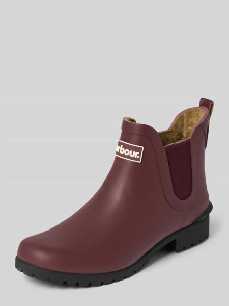 Kalosze z detal z logo model Kirkton Chelsea Welly' Barbour