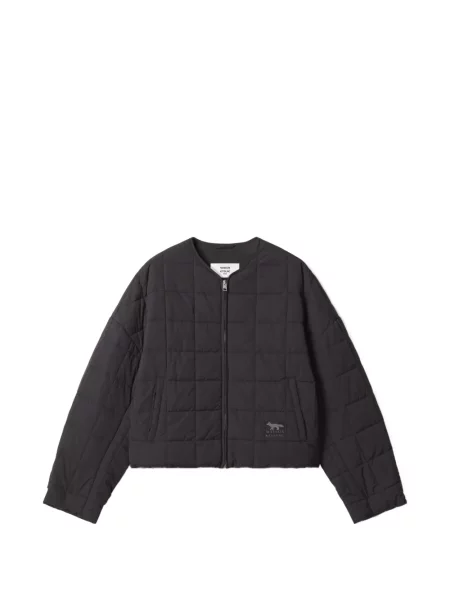 Matlasat geacă Maison Kitsune cu imagine negru