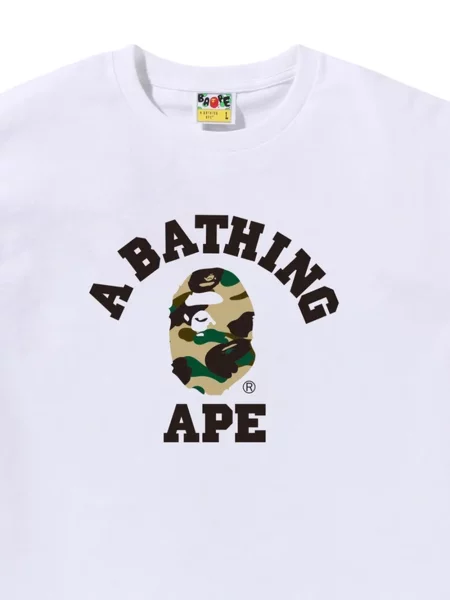 Tricou A Bathing Ape® alb