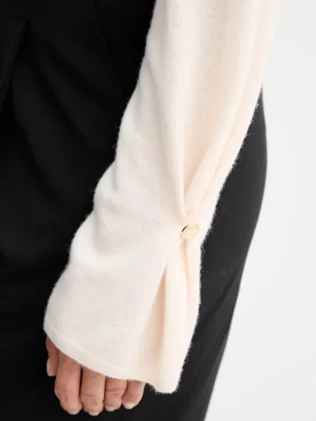 Вовняний светр Fracomina легкий гольф помаранчевий