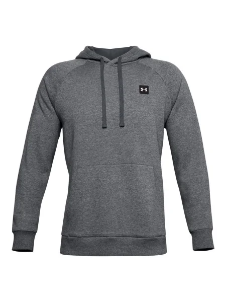Olcsóbban. férfi melegítőfelső Under Armour Rival Hoodie pitch gray light heather/onyx white. Méret: XXL szürke