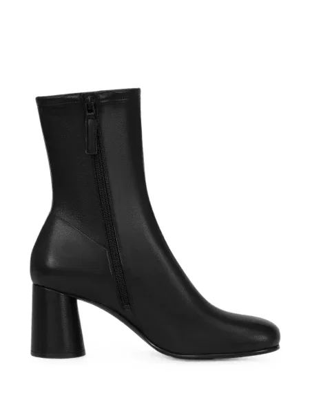 Cizme scurte Potamy din piele negru