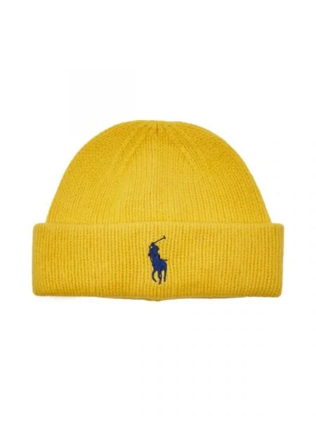POLO RALPH LAUREN De lână căciulă galben