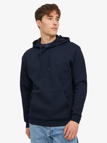 JACK & JONES Mikina JJEBradley tmavomodrá