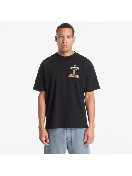 Tricou PLEASURES Delivery T-Shirt Black XXL negru