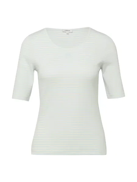 S.Oliver Tricou deschis / albastru pastel bej