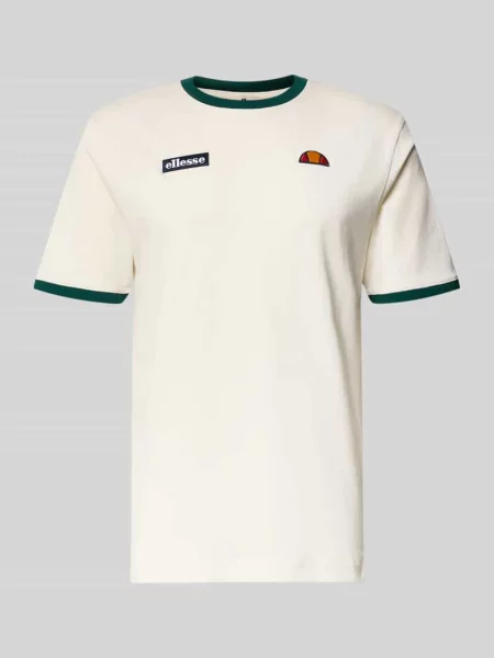 T-shirt w stylu retro model RINGETTO' Ellesse biała