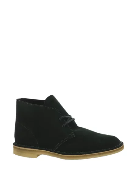 Ghete desert Clarks Originals din piele de căprioară verde