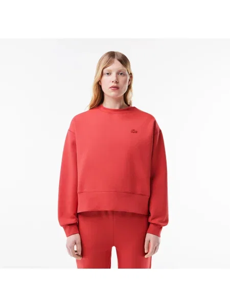 Lacoste толстовка Oversize Fit червона