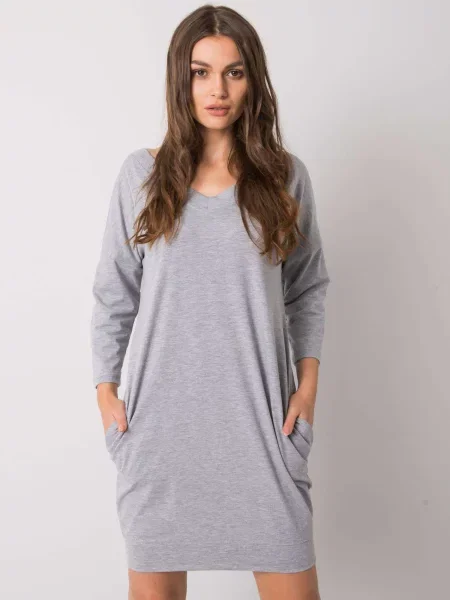 Rochie Fashionhunters de costum gri
