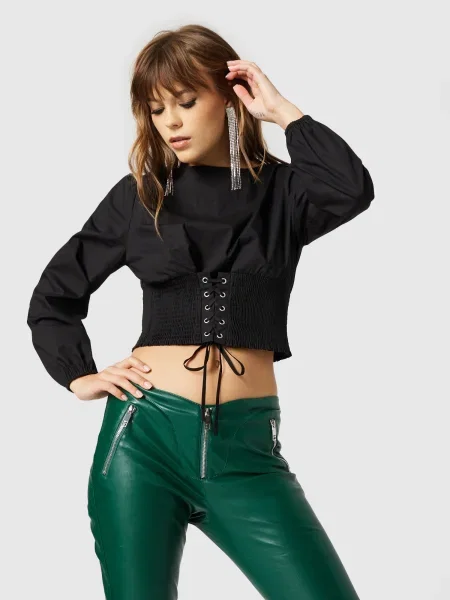 Katy Perry exclusive for ABOUT YOU Bluză Nicole' negru