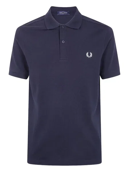 Polo Fred Perry cu broderie albastru