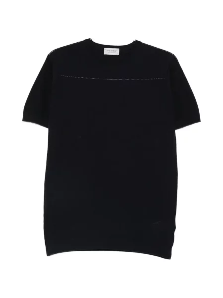 Tricou John Smedley tricotate albastru