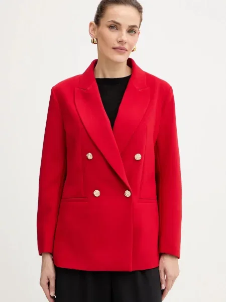 Morgan sacou cu doua rânduri de uni VRED.F roșu