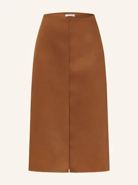 Dorothee Schumacher Saténová Sukně Shiny Statement terra