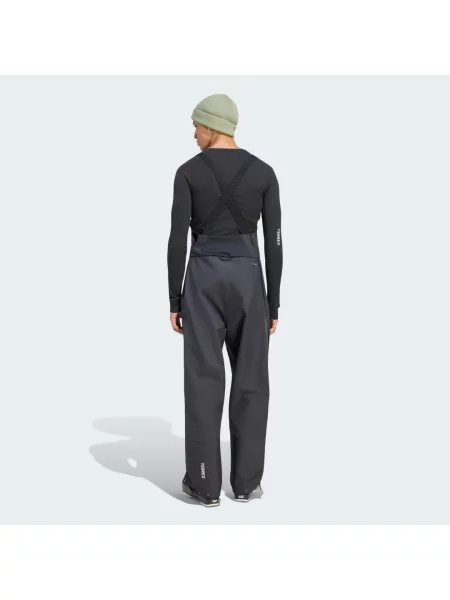 Narciarskie spodnie hybrydowe na szelkach Terrex Xperior PRIMEKNIT CLIMAPROOF+ czarne