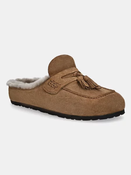 Answear.LAB papuci din piele maro