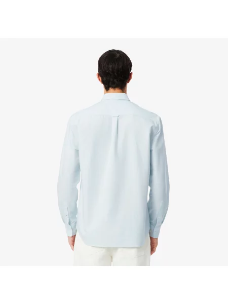 Lacoste Koszula Oxford Regular Fit niebieski