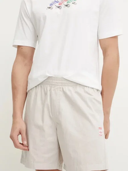 Къс панталон adidas Originals Wabash бежово