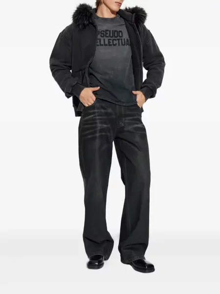Tricou Misbhv zdrențuiți gri