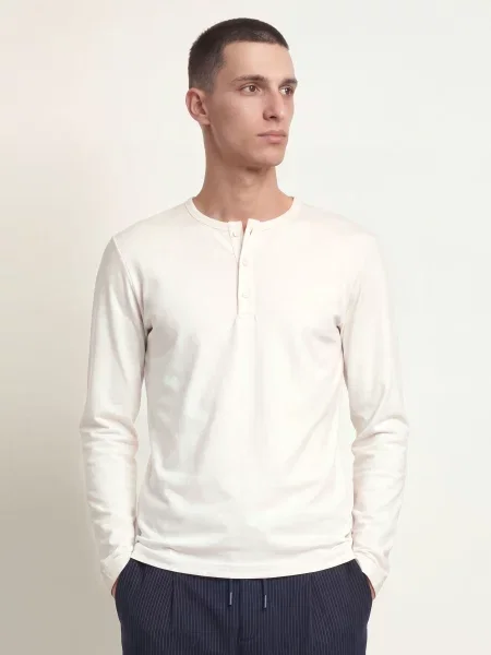 Desoto Henley Tričko bílá