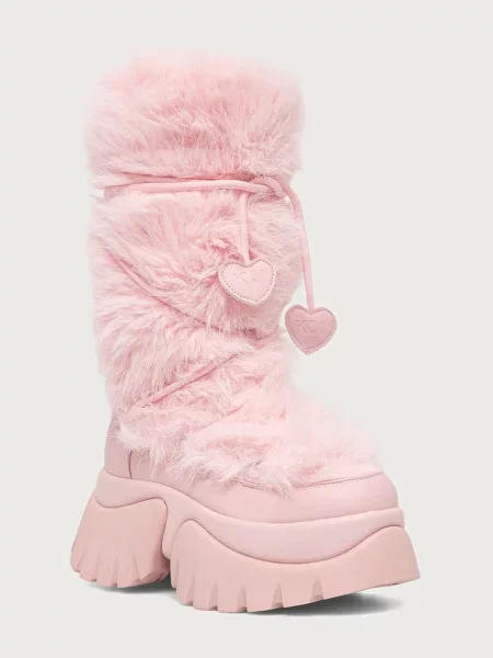 Koi Footwear botine pentru femei Sasquatch Fluffy Snow Boots roz