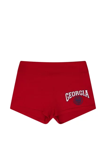 Pantaloni scurți Sp5der cu imagine roșu