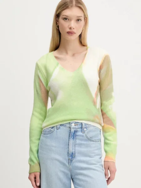 Desigual pulover OULU turcoaz verde