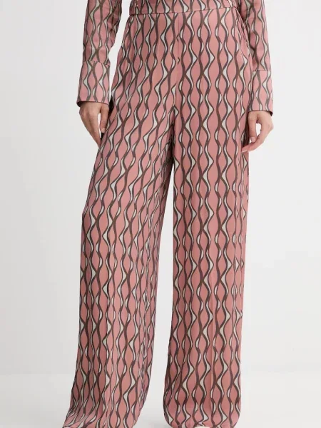 Fracomina pantaloni drept high waist roz