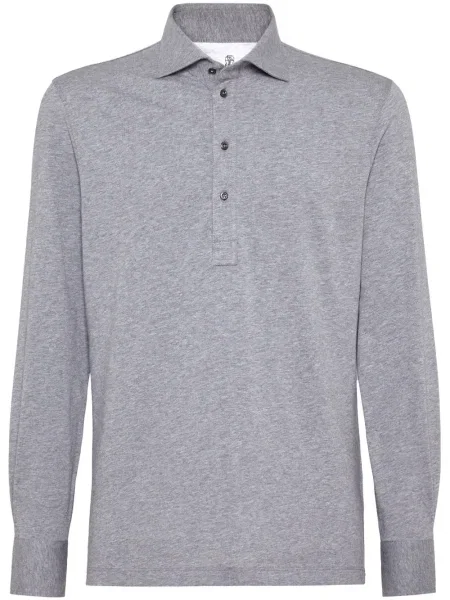 Polo Brunello Cucinelli gri