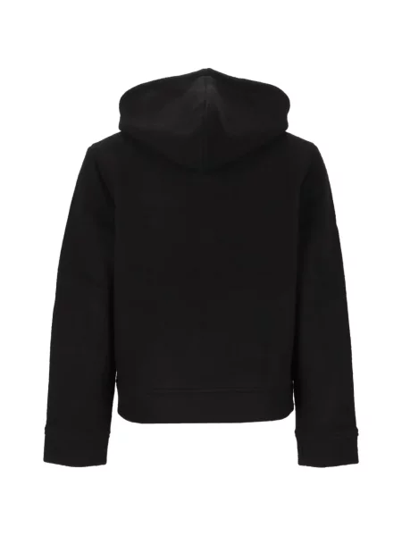 Geacă Emporio Armani cu glugă negru