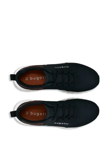 Hálós sneaker Bugatti autogrammal fekete